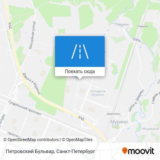 Карта Петровский Бульвар