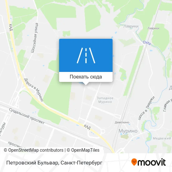 Карта Петровский Бульвар