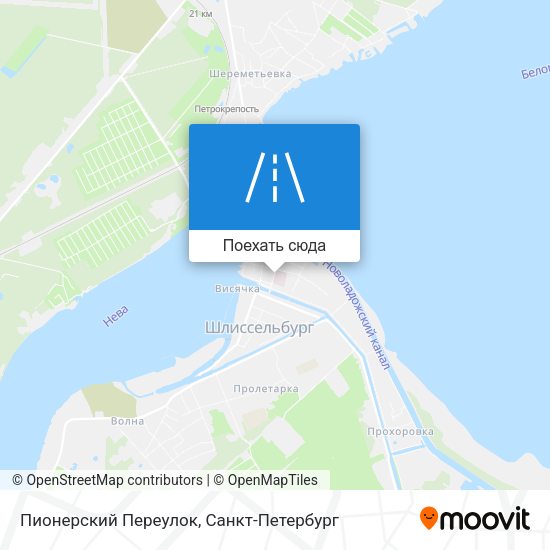 Карта Пионерский Переулок