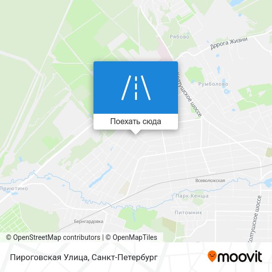 Карта Пироговская Улица