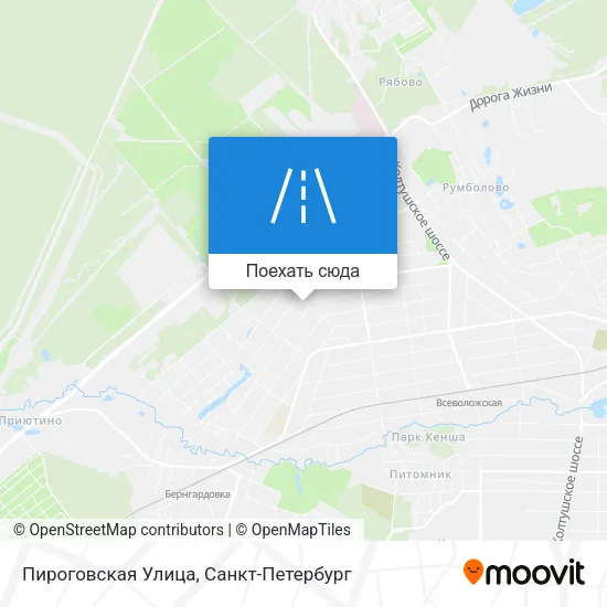 Карта Пироговская Улица