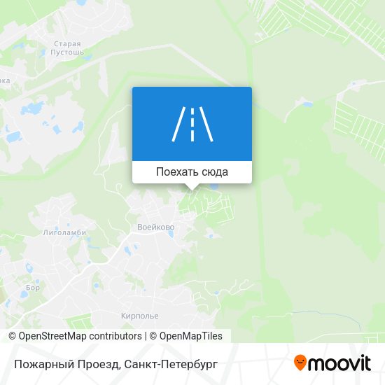 Карта Пожарный Проезд