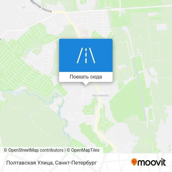 Карта Полтавская Улица