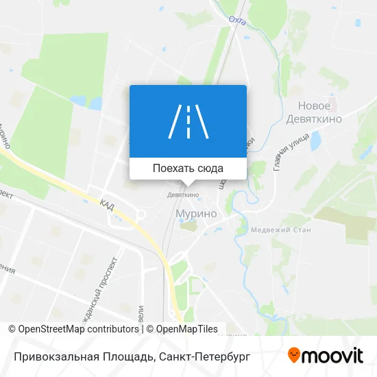 Карта Привокзальная Площадь