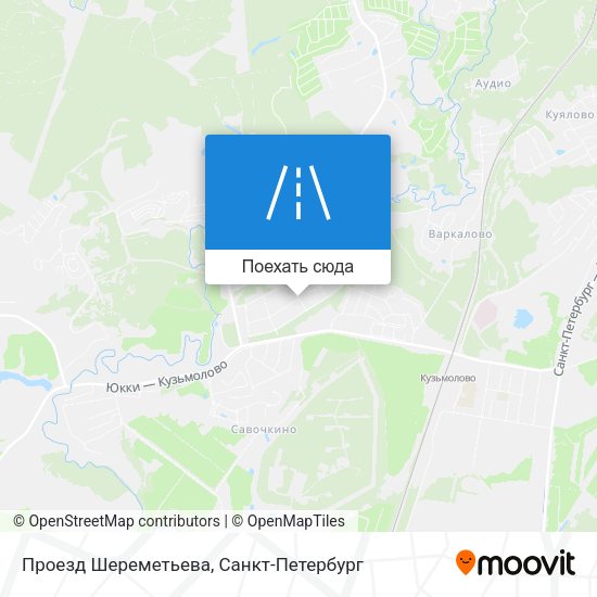 Карта Проезд Шереметьева