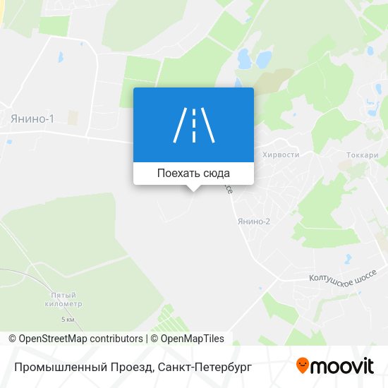 Карта Промышленный Проезд