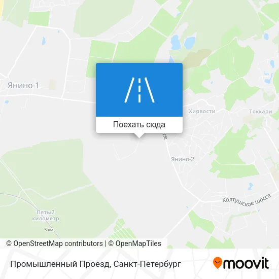 Карта Промышленный Проезд