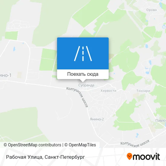 Карта Рабочая Улица