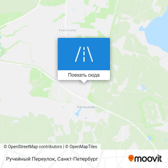 Карта Ручейный Переулок