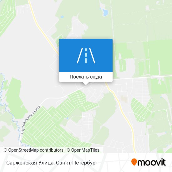 Карта Сарженская Улица