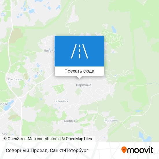 Карта Северный Проезд