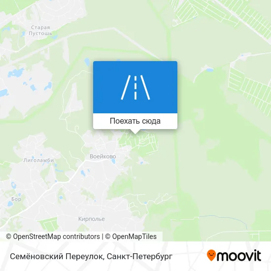 Карта Семёновский Переулок