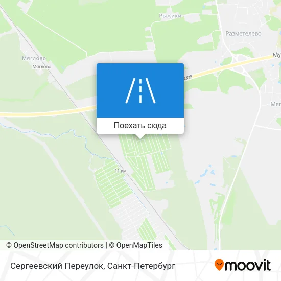 Карта Сергеевский Переулок