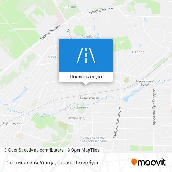 Карта Сергиевская Улица