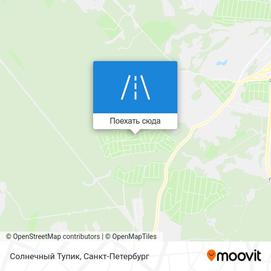Карта Солнечный Тупик