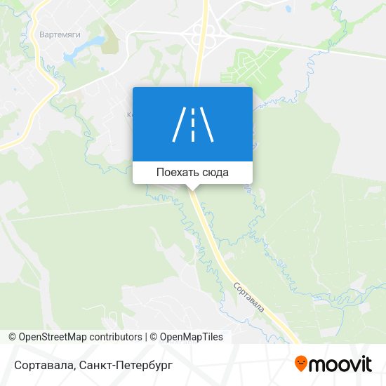 Карта Сортавала