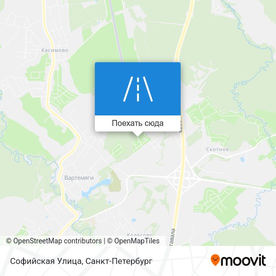 Карта Софийская Улица