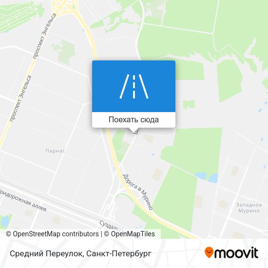 Карта Средний Переулок