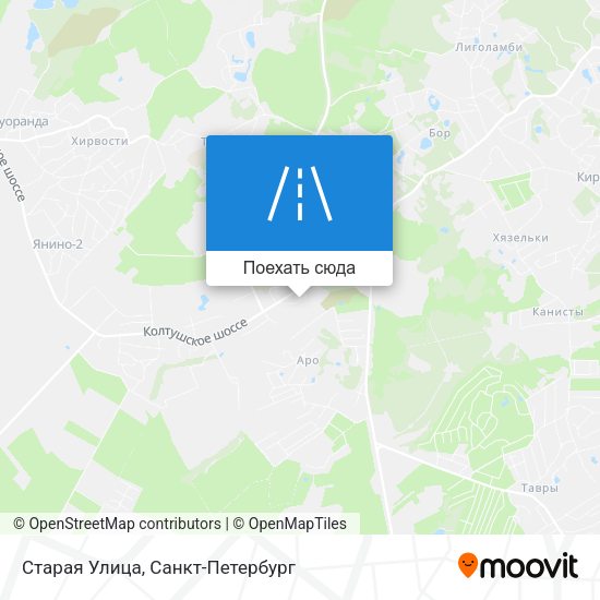 Карта Старая Улица
