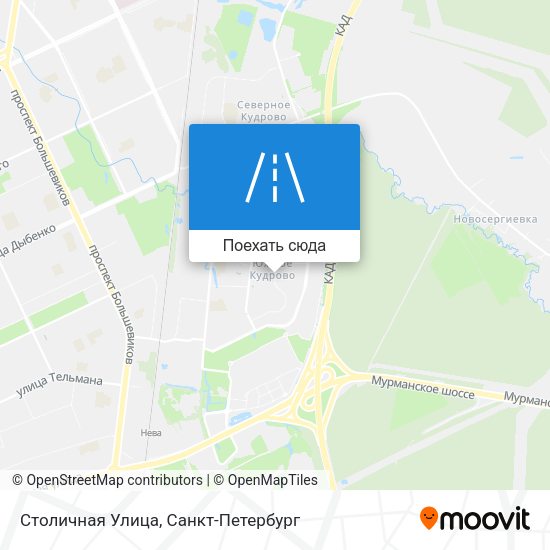 Карта Столичная Улица