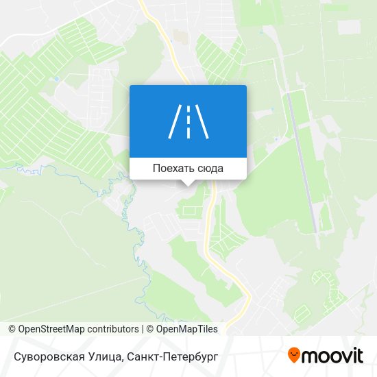 Карта Суворовская Улица