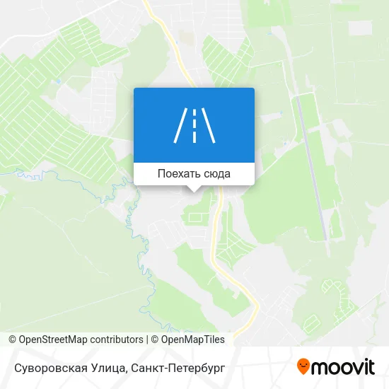 Карта Суворовская Улица