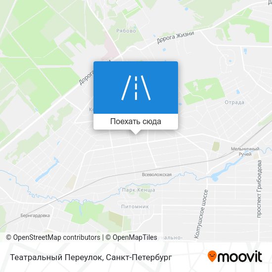 Карта Театральный Переулок