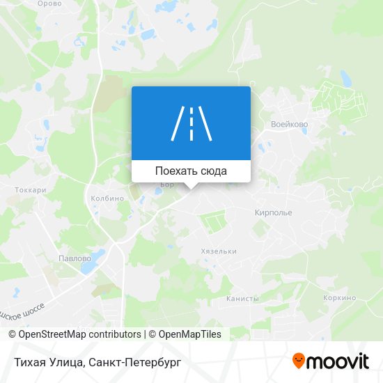 Карта Тихая Улица