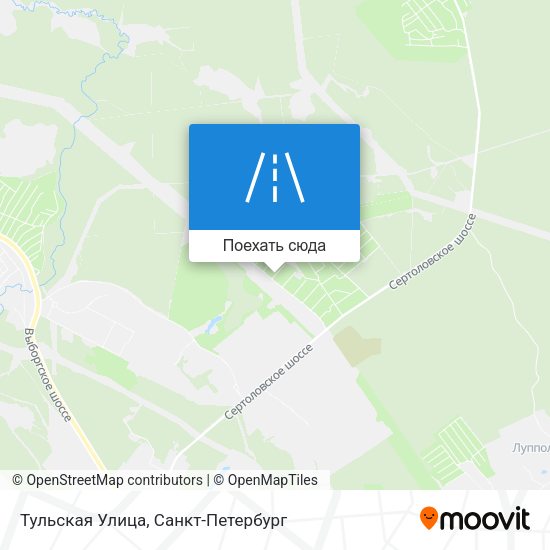 Карта Тульская Улица