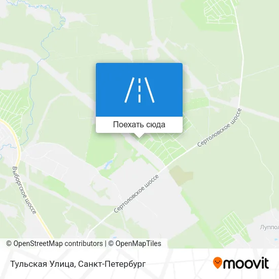 Карта Тульская Улица