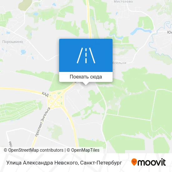 Карта Улица Александра Невского