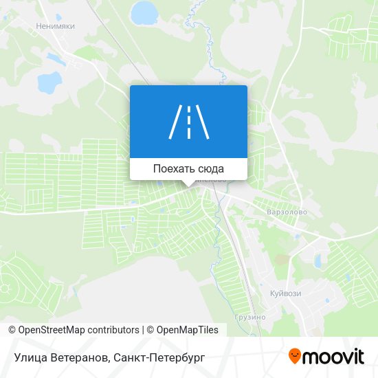Карта Улица Ветеранов