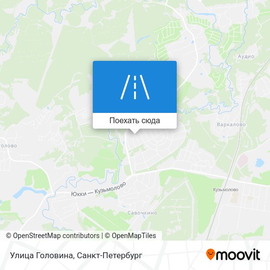 Карта Улица Головина