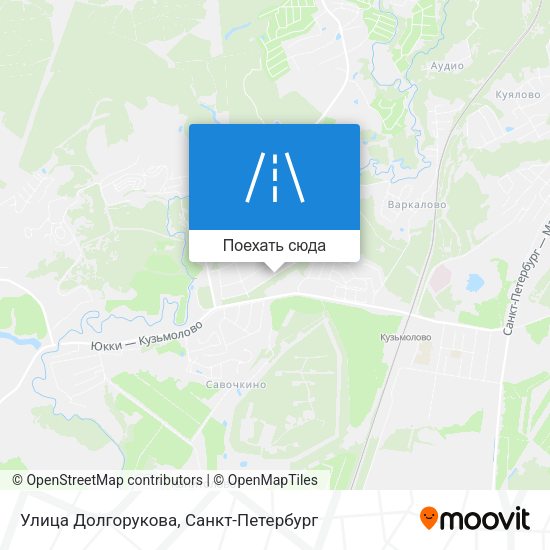 Карта Улица Долгорукова