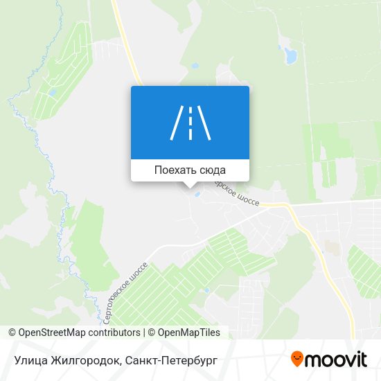 Карта Улица Жилгородок