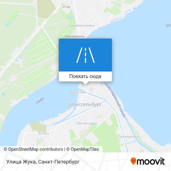 Карта Улица Жука