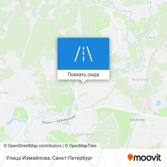 Карта Улица Измайлова