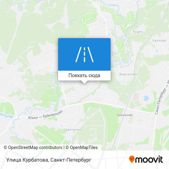 Карта Улица Курбатова