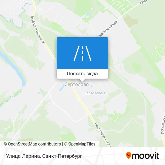Карта Улица Ларина