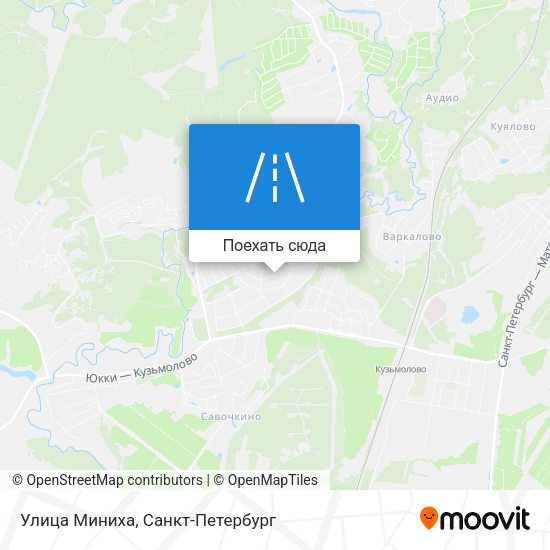 Карта Улица Миниха