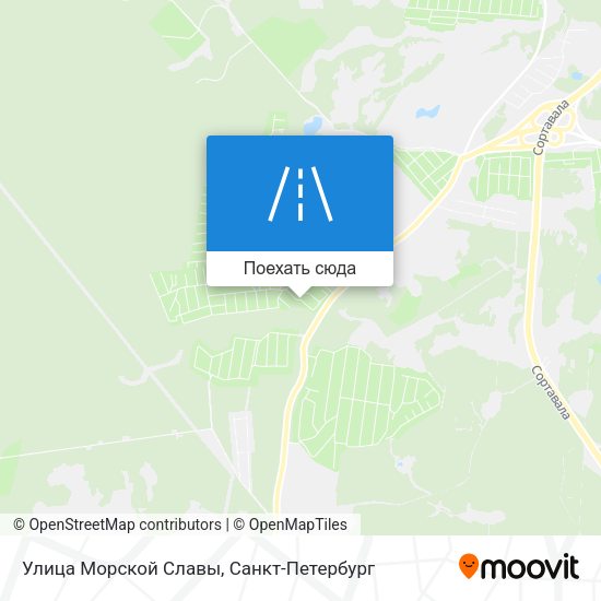 Карта Улица Морской Славы