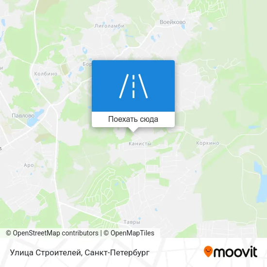 Карта Улица Строителей