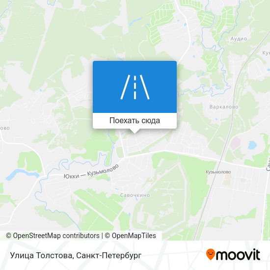 Карта Улица Толстова