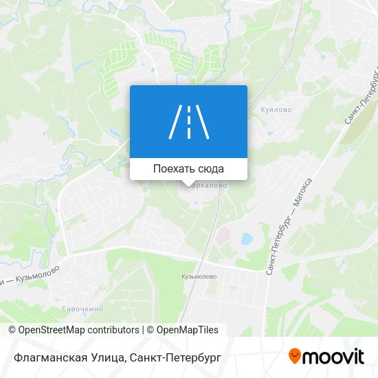 Карта Флагманская Улица