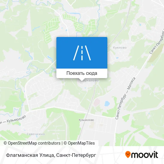 Карта Флагманская Улица