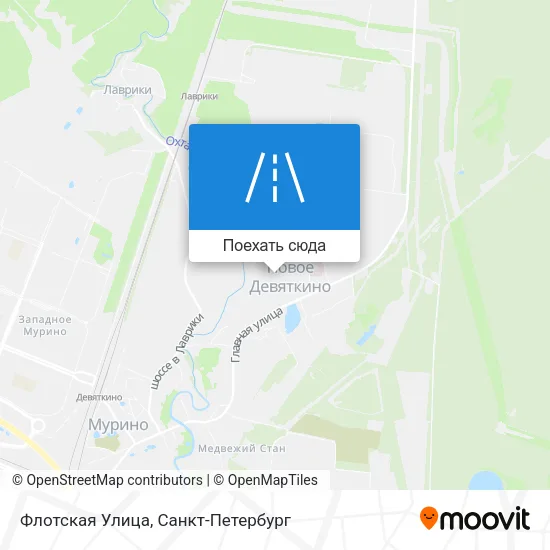 Карта Флотская Улица