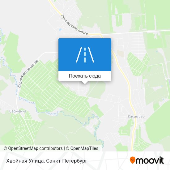 Карта Хвойная Улица