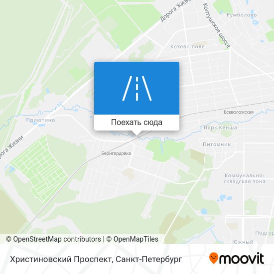 Карта Христиновский Проспект