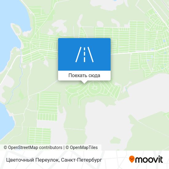Карта Цветочный Переулок