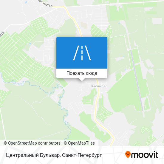 Карта Центральный Бульвар